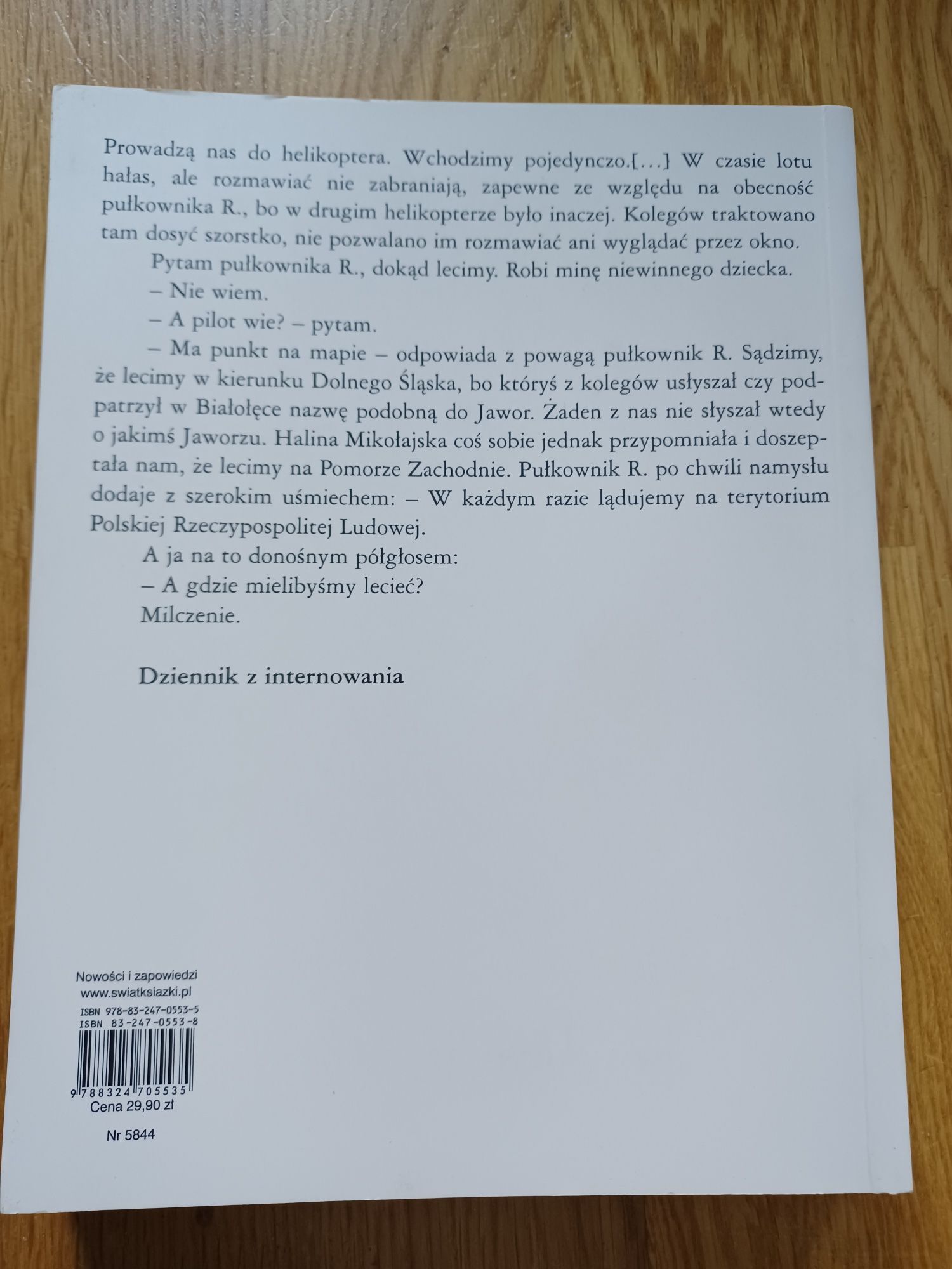 Władysław Bartoszewski Dziennik z internowania
