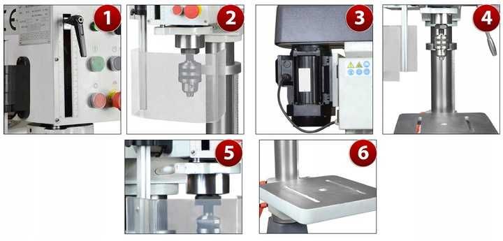 Wiertarka Stołowa Kolumnowa Słupowa Do Metalu 20 mm CORMAK WS20