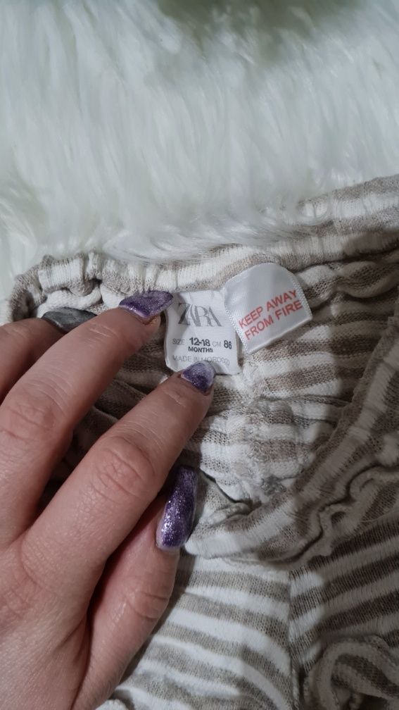 Krótkie spodenki dla dziewczynki r.86/92 Zara