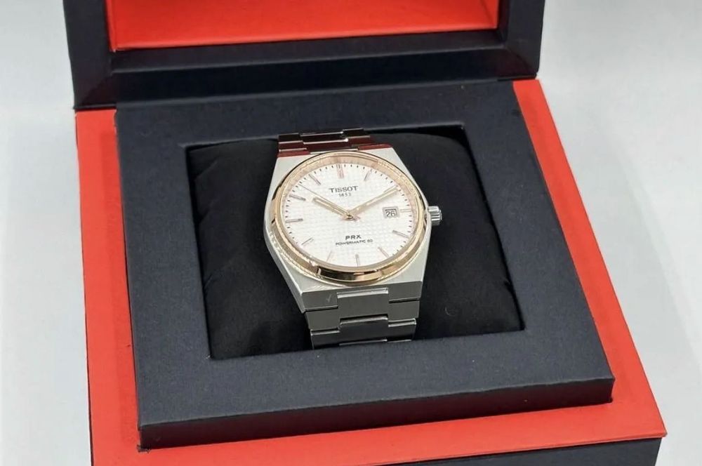 Чоловічий годинник Tissot PRX Powermatic GOLD мужские часы тиссот