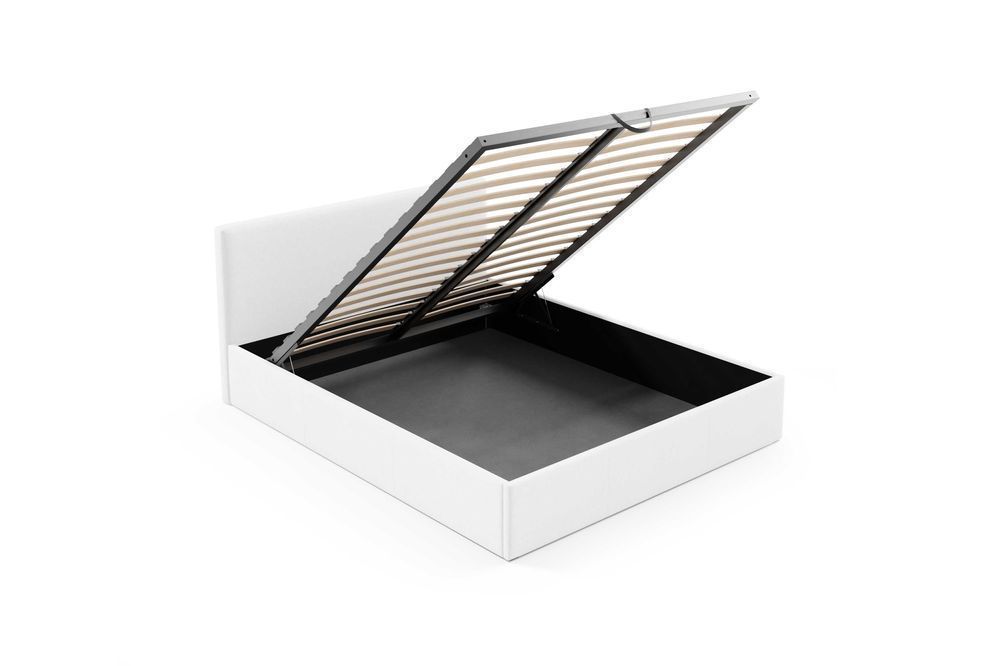 Łóżko tapicerowane ALOA + stelaż, pojemnik 90/120/140/160/180x200