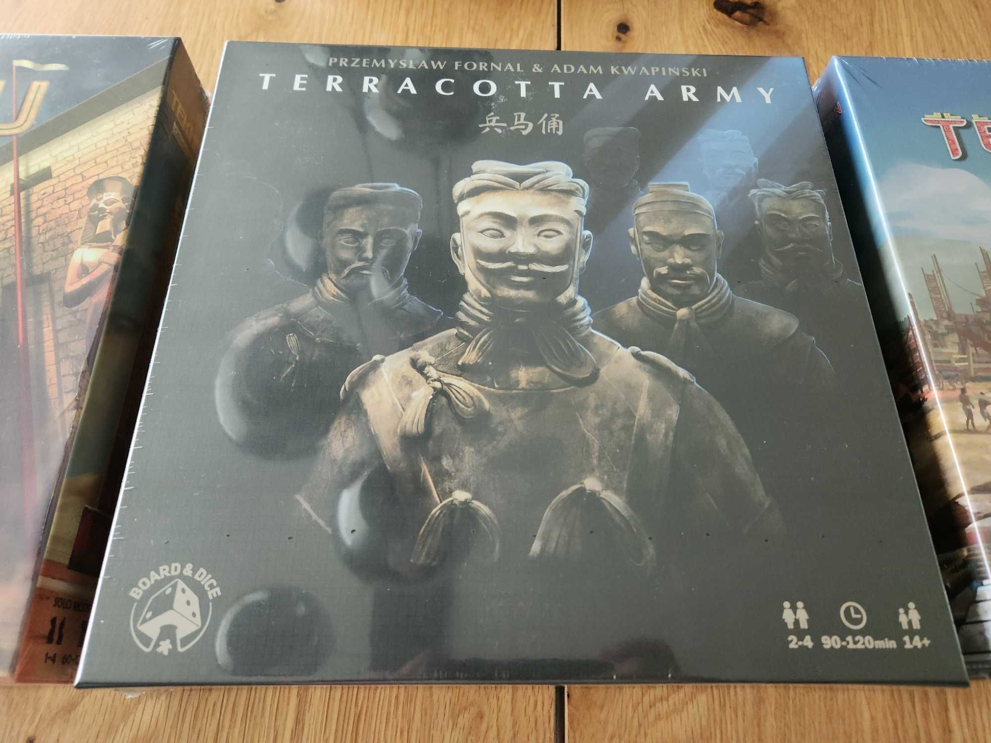 Nowe gry w folii Terakotowa Armia Origins Teotihuacan Tekhenu +