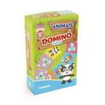 Dominó curvo tema animais