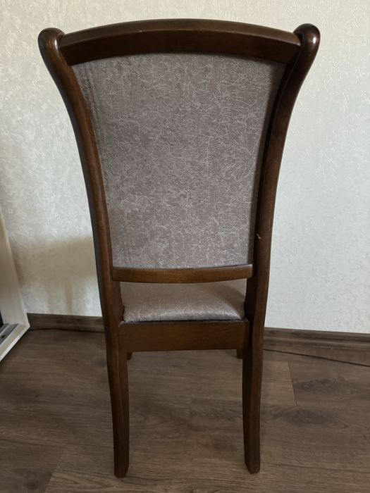 Стілець обідній деревʼяний Микс мебель Лорд темний горіх