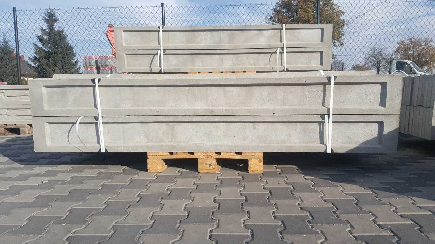 Podmurówka pełna dł 300cm betonowa 20x300x5cm ogrodzeniowa