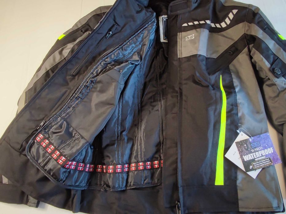 Casaco de mota para senhora c/proteções 3 camadas novo