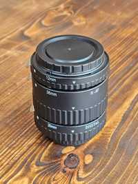 Pierścienie pośrednie makro Nikon F z przeniesieniem elektroniki