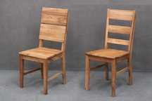 Krzesło drewniane dębowe olejowane 42x50x96 dwa modele BGM24.pl B 5188