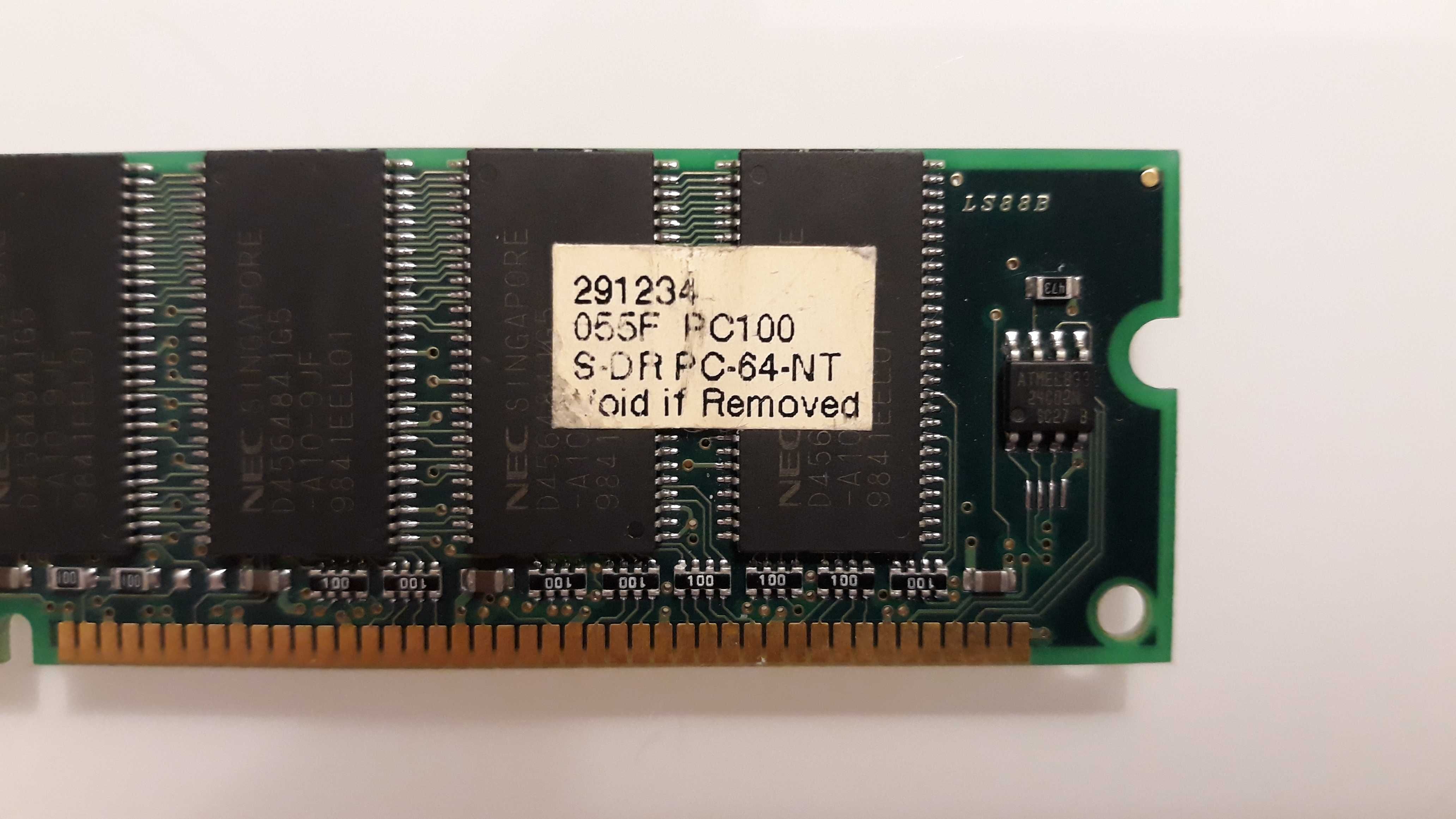 Pamięć RAM PC100 SDR PC 64 MB NT