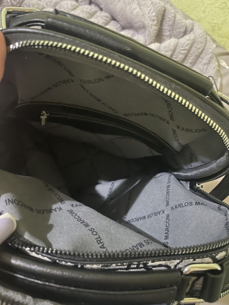 новенький рюкзак-сумка з эко-шкіри