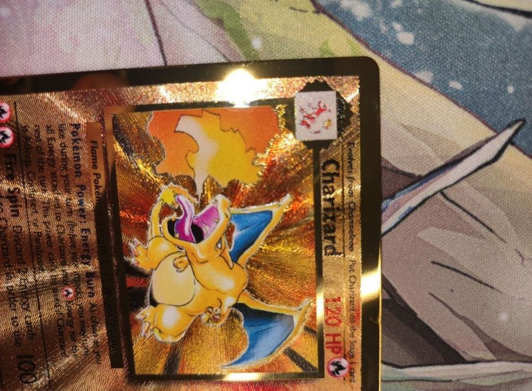 Metalowa karta POKEMON Celebrations Charizard (CEL BS 4)