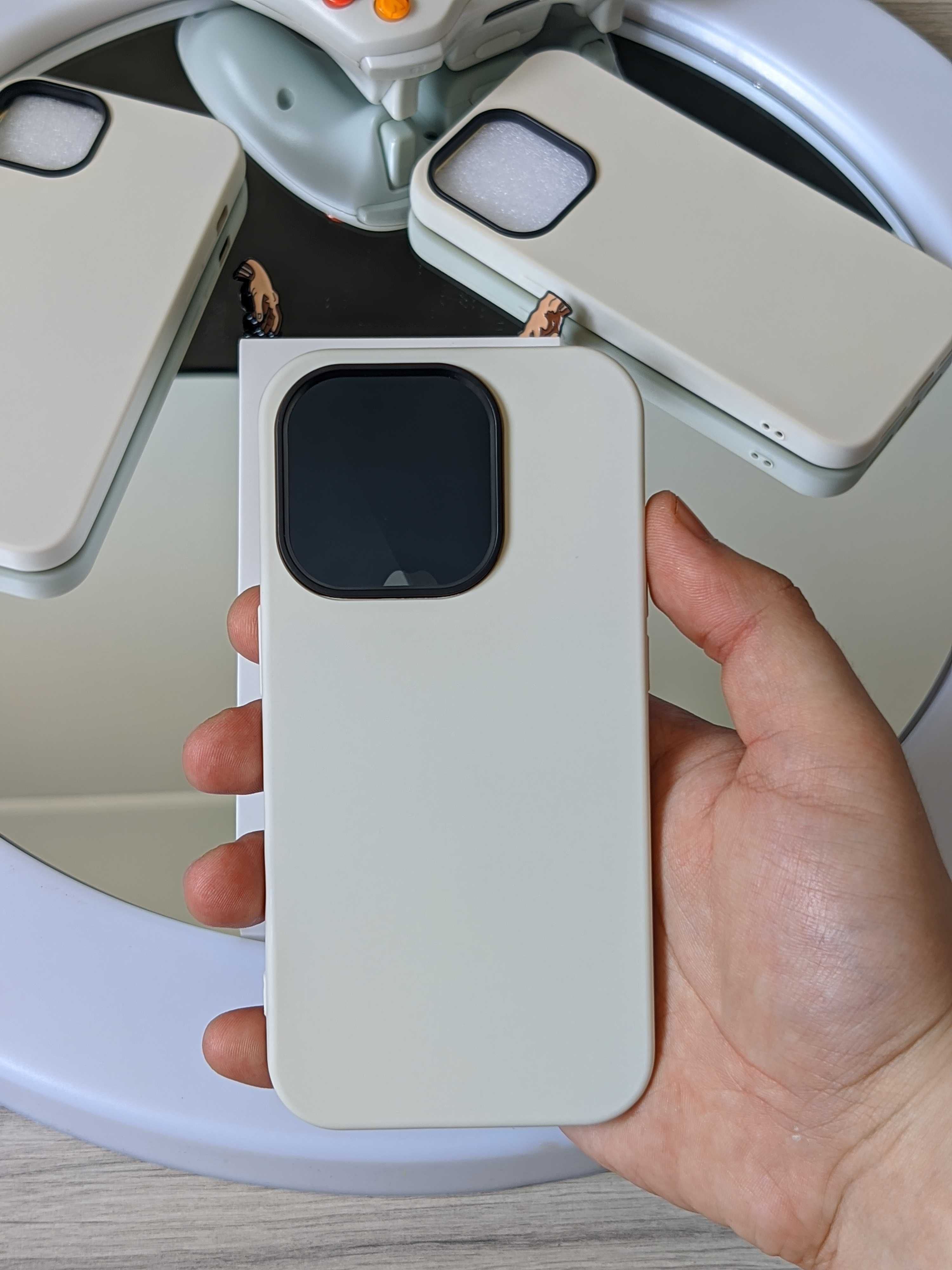 Чохол Cream White для iPhone 15 Plus чехол айфон 15 плюс