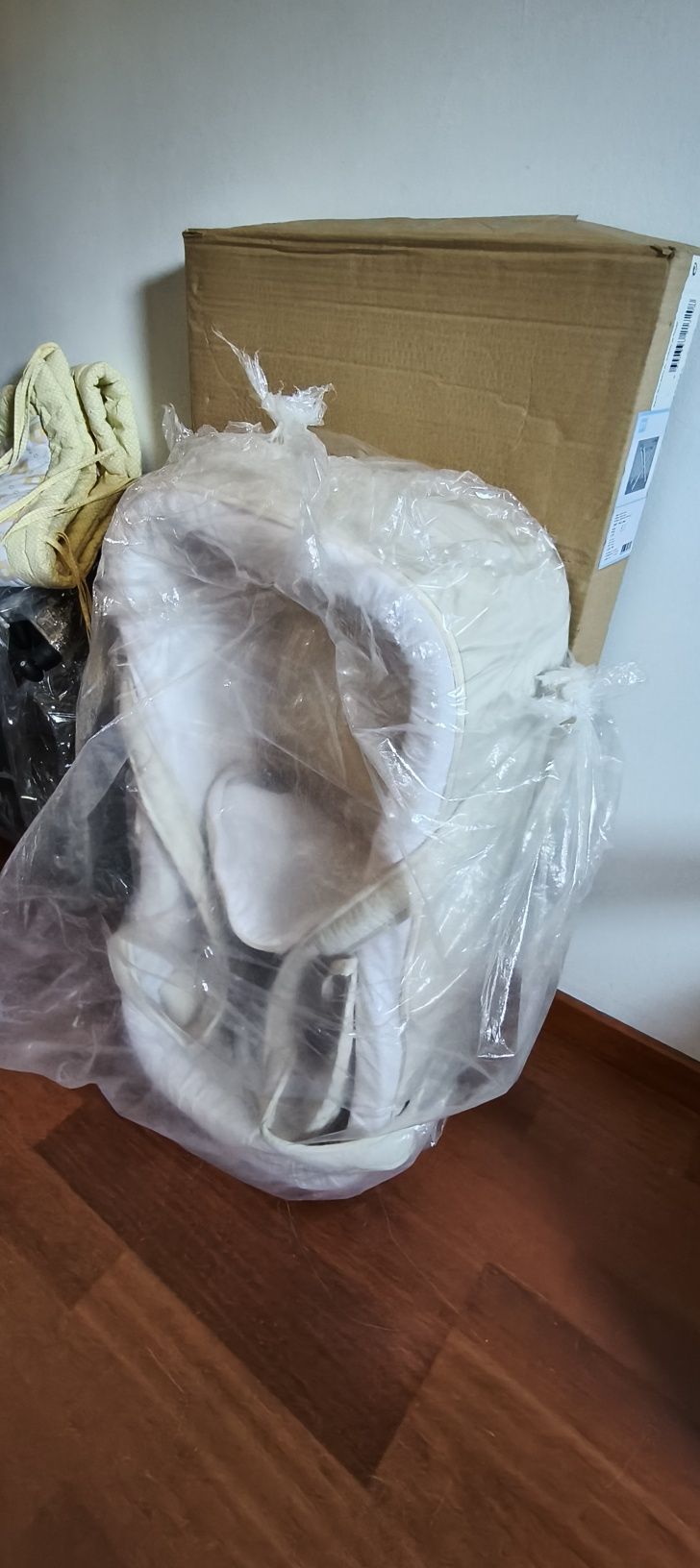 Alcofa para bebê bege