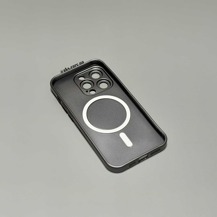 Чохол силіконовий MagSafe магнітний протиударний з лінзами iPhone