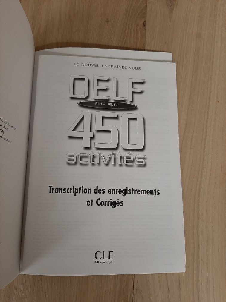 Delf 450 activites A1, A2, A3, A4 j. francuski