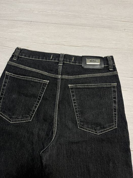 Чоловічі чорні класичні джинси Hugo Boss vintage