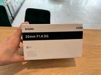 Nowy Obiektyw Sigma 20mm f/1.4 DG HSM Art (Canon) GW36m Sklep