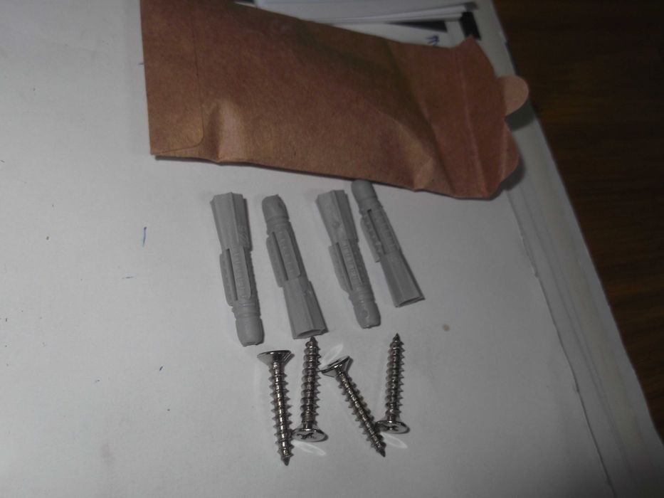 Kit de buchas e parafusos em inox