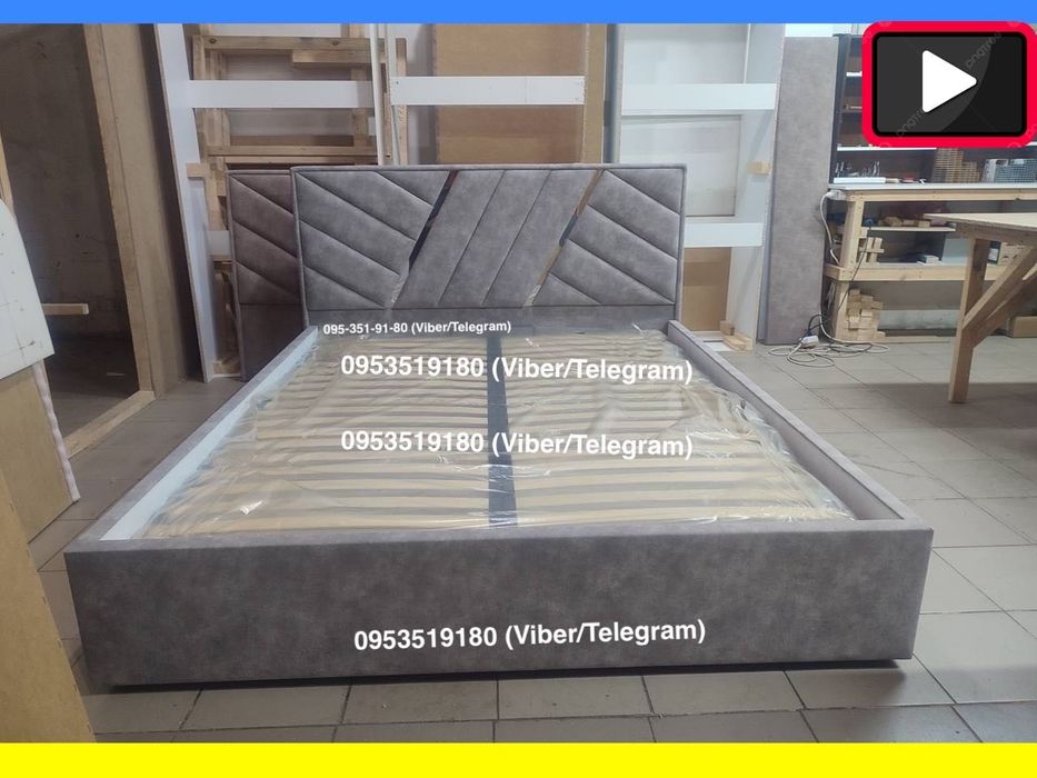 М’яке ліжко з підйомним механізмом Односпальне Полуторне Двоспальне