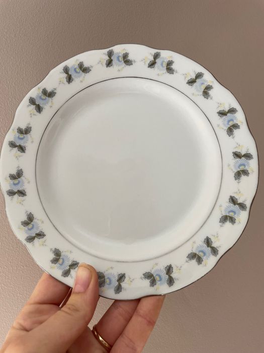 Talerzyki 11 sztuk komplet chińskie 18cm VINTAGE  ZHONG GUO ZHI ZAO