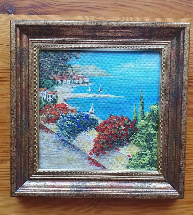 Картини.Подарунок. Протея .  Гранати. Ангел. Пейзаж. Тюльпани.