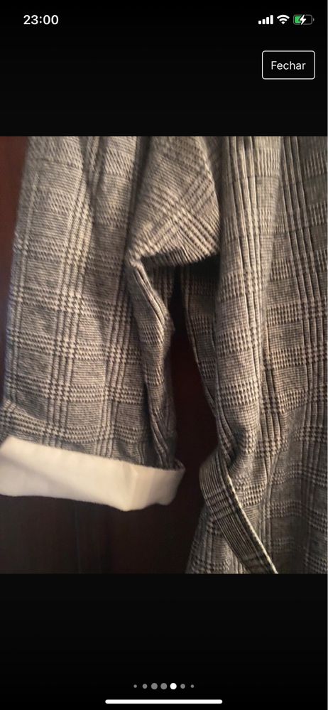 Vestido em fazenda