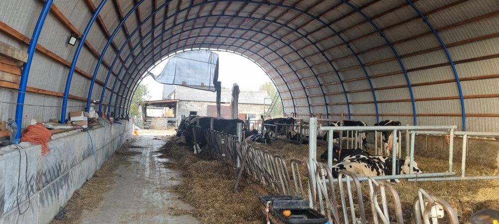 Hala łukowa 12 x 30m magazyn obora bydło garaż wiata rolnicza