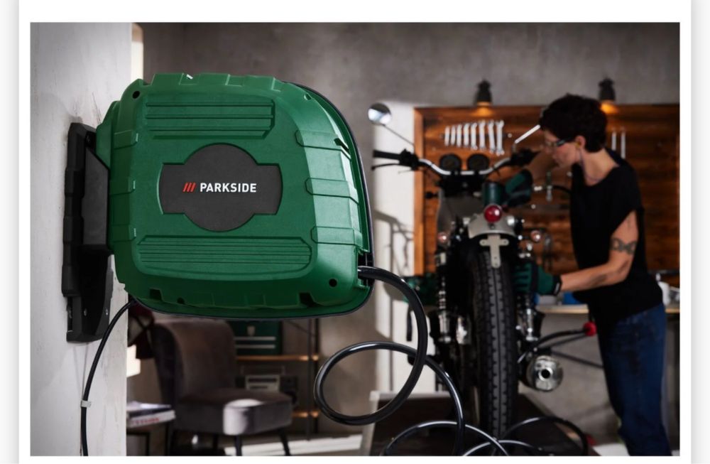 Compressor Parkside portamangueira automatico