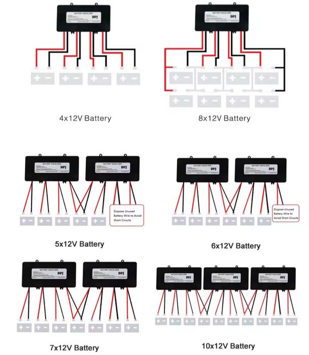 Балансир акумуляторів. Від 2-ох до 4-ох АКБ.