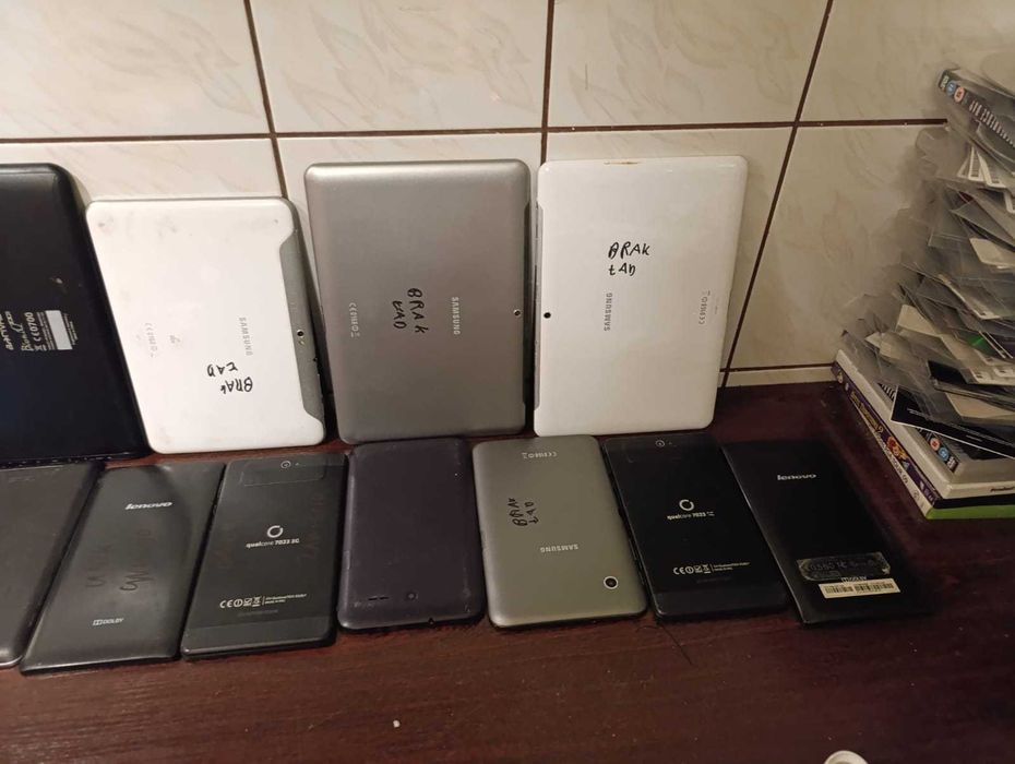 Kolekcja tabletów wszystkie modele