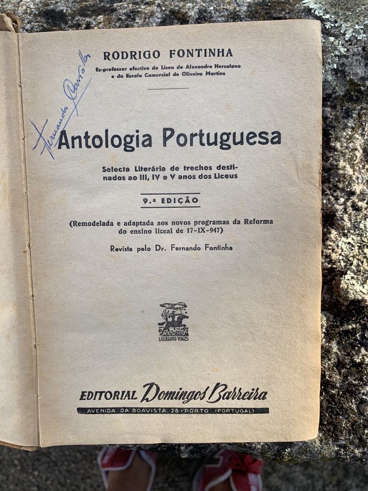 “Antologia Portuguesa”