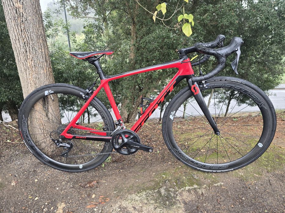 Scott addict xs 11x2v rodas carbono