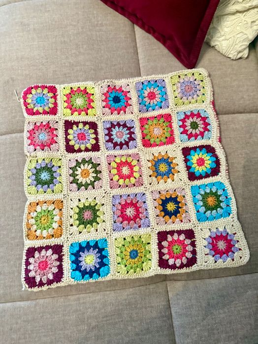 Poszewka na poduszkę handmade haftowana haft