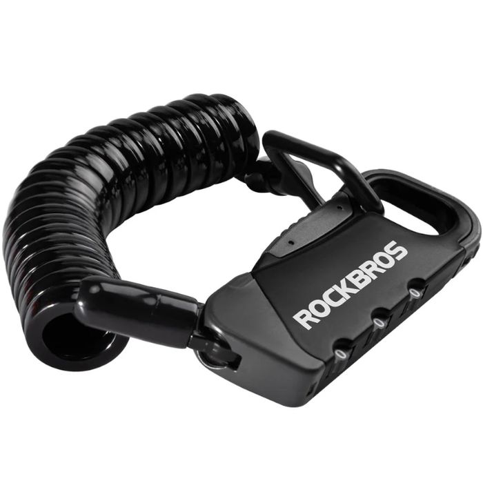 Zapięcie Rowerowe Linka Na Szyfr Do Kasku 120Cm Rockbros Rbk6Nbk