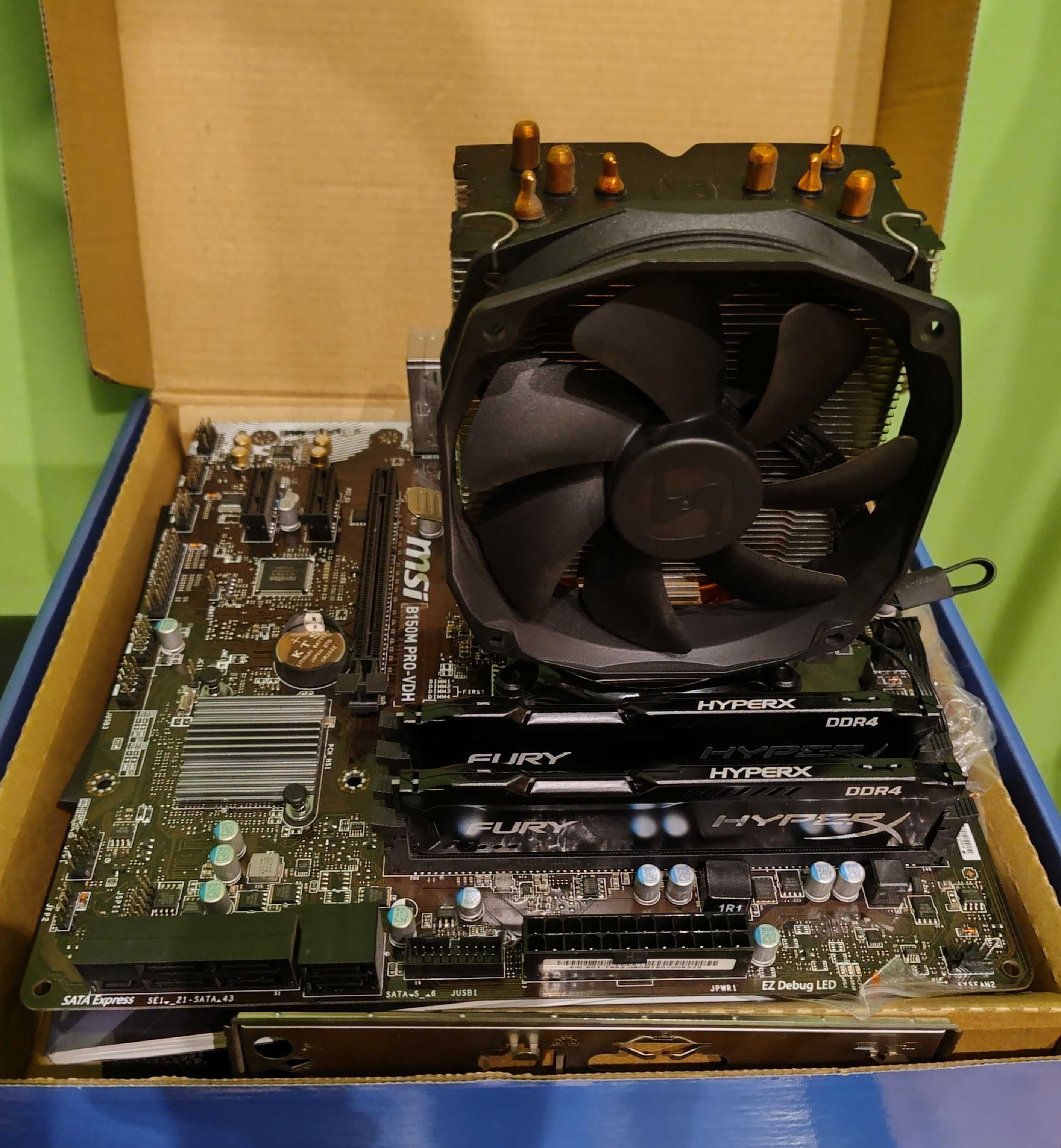 Intel Core i7 6700 - MSI B150m - 16GB DDR4 2400