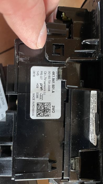 Кнопки сенсорні audi a6 c8