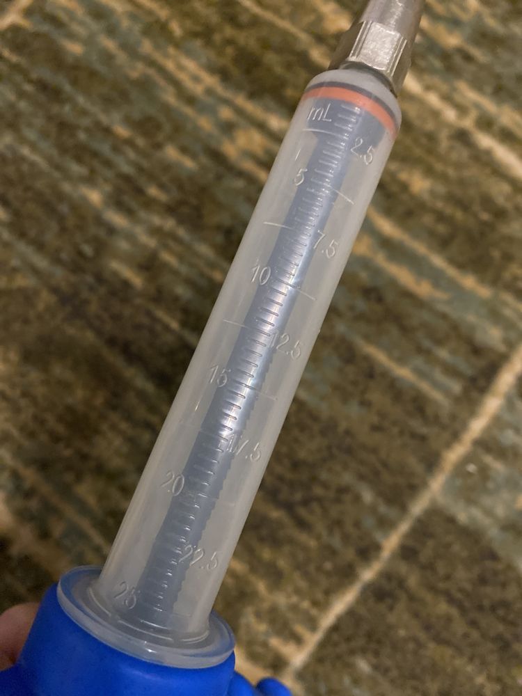 Strzykawka automatyczna 25 ml - dozowanie od 0,5-2,5 ml