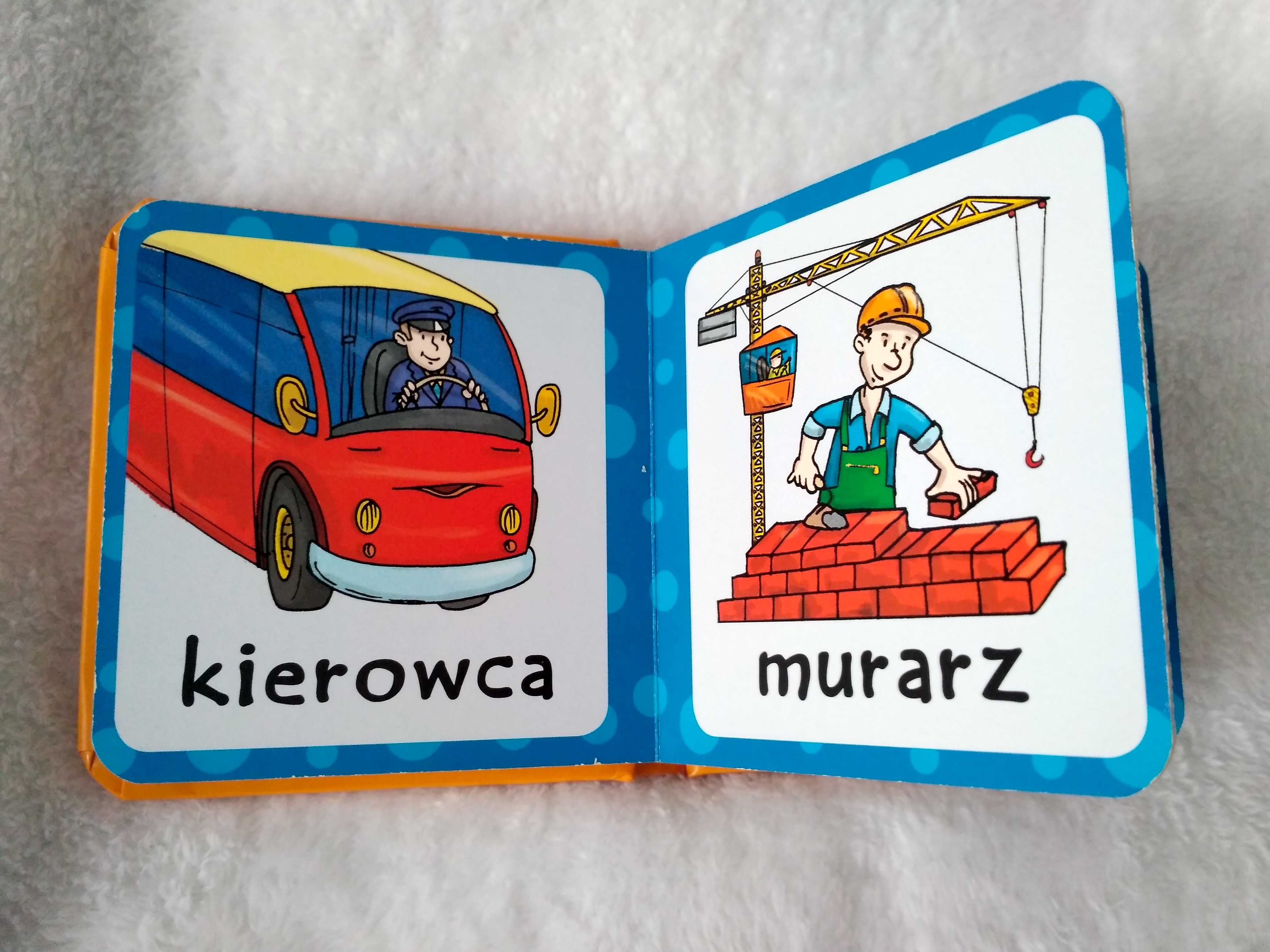 Książka Pierwsze słowa Zawody książeczka dla dzieci nauka mowy