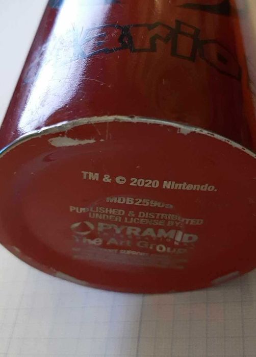 Bidon Pyramid Nintendo Mario Bros 700 ml czerwony, mat.SS