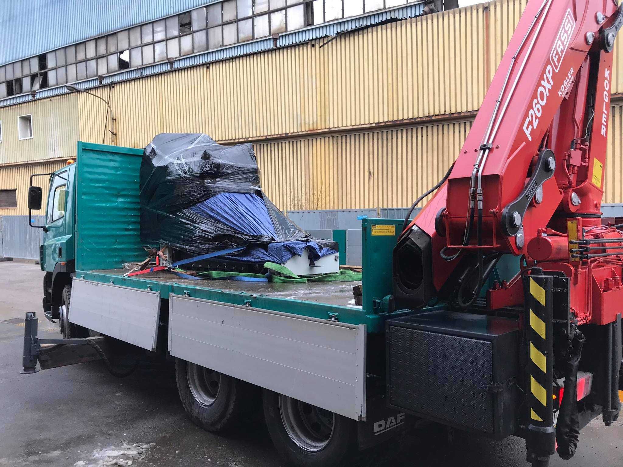 Wynajem dźwigu HDS 22 metry, Wynajem HDS z transportem, kontenery