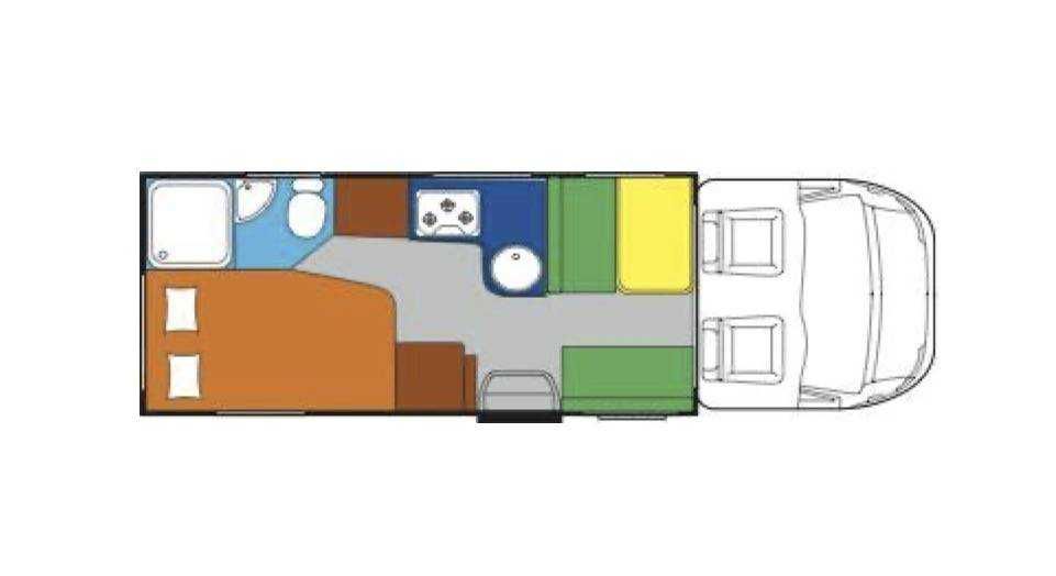 Mercedes/ Burstner perfilada nacional Star  T-680