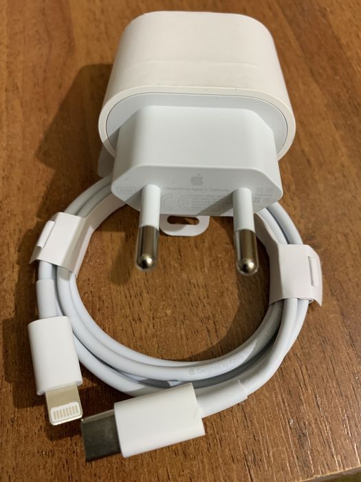 Шнур lightning type-c блок зарядки  5w 20w iphone с комплекта 8+ 12 