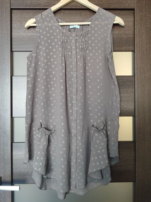 Lekka brązowa tunika