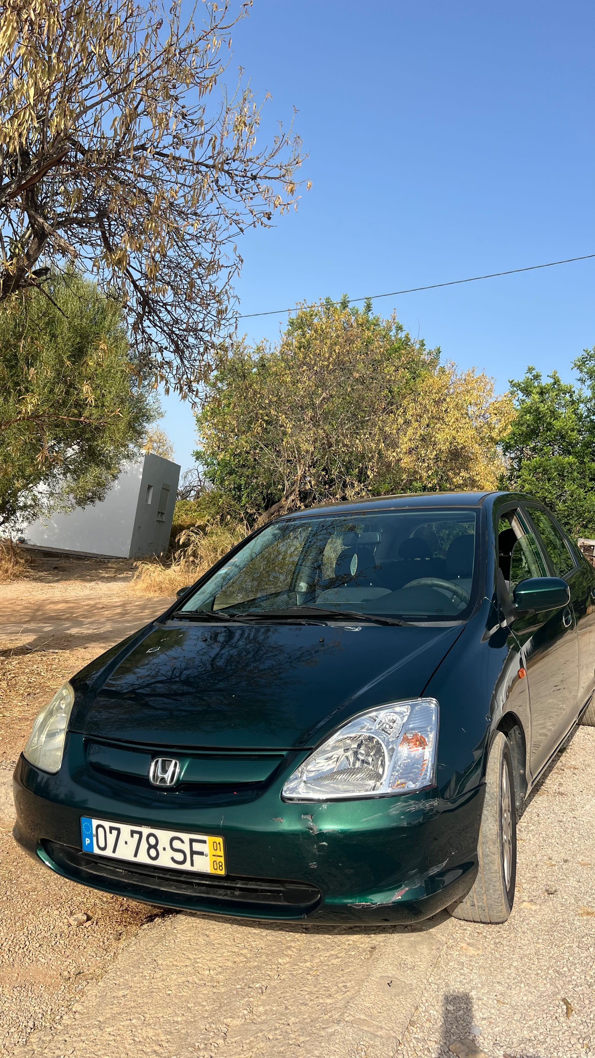 Honda Civic 2001 Verde -  Preço negociável