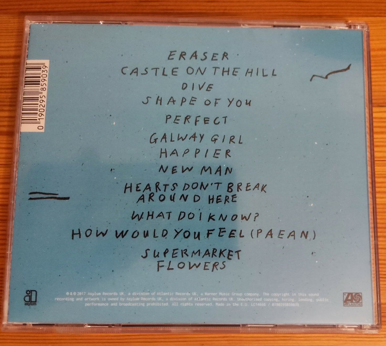 Ed Sheeran CD Divide