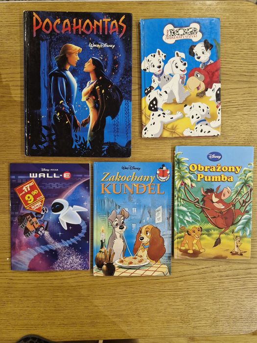 Walt Disney kolekcja 5 tytulow
