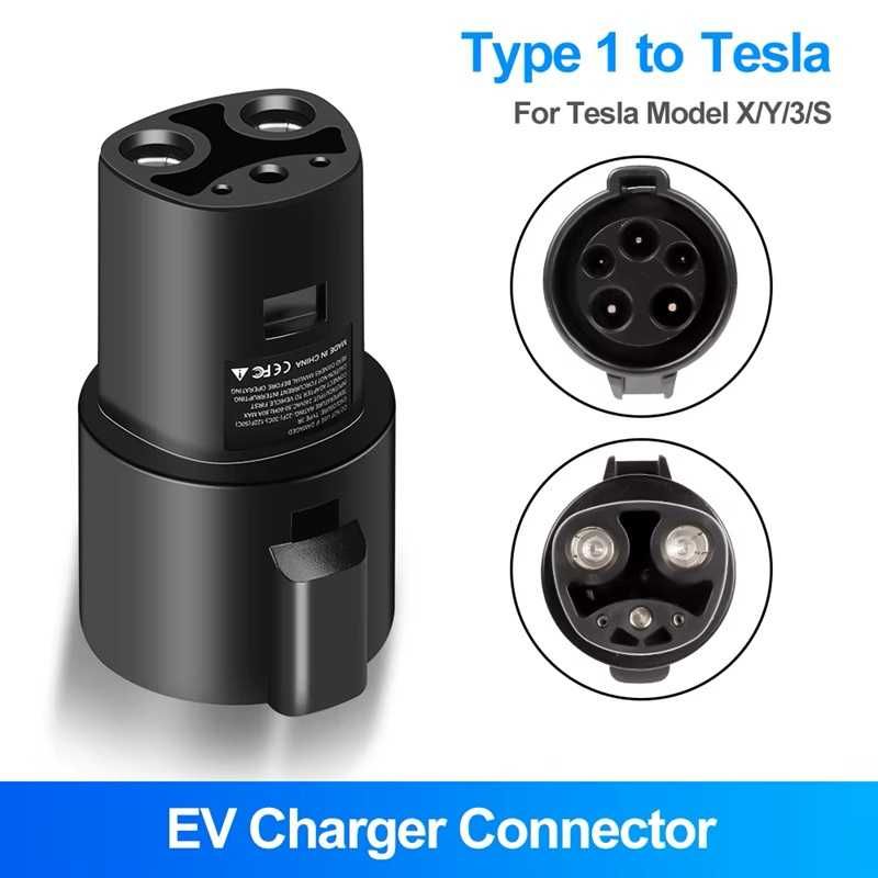 Адаптер перехідник Type 1 Type 2 GBT Tesla NACS CCS2 CCS1 переходник