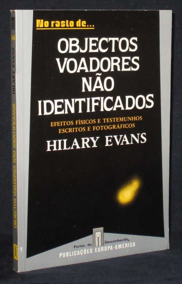 Livro No rasto de… Objectos Voadores Não Identificados Hilary Evans