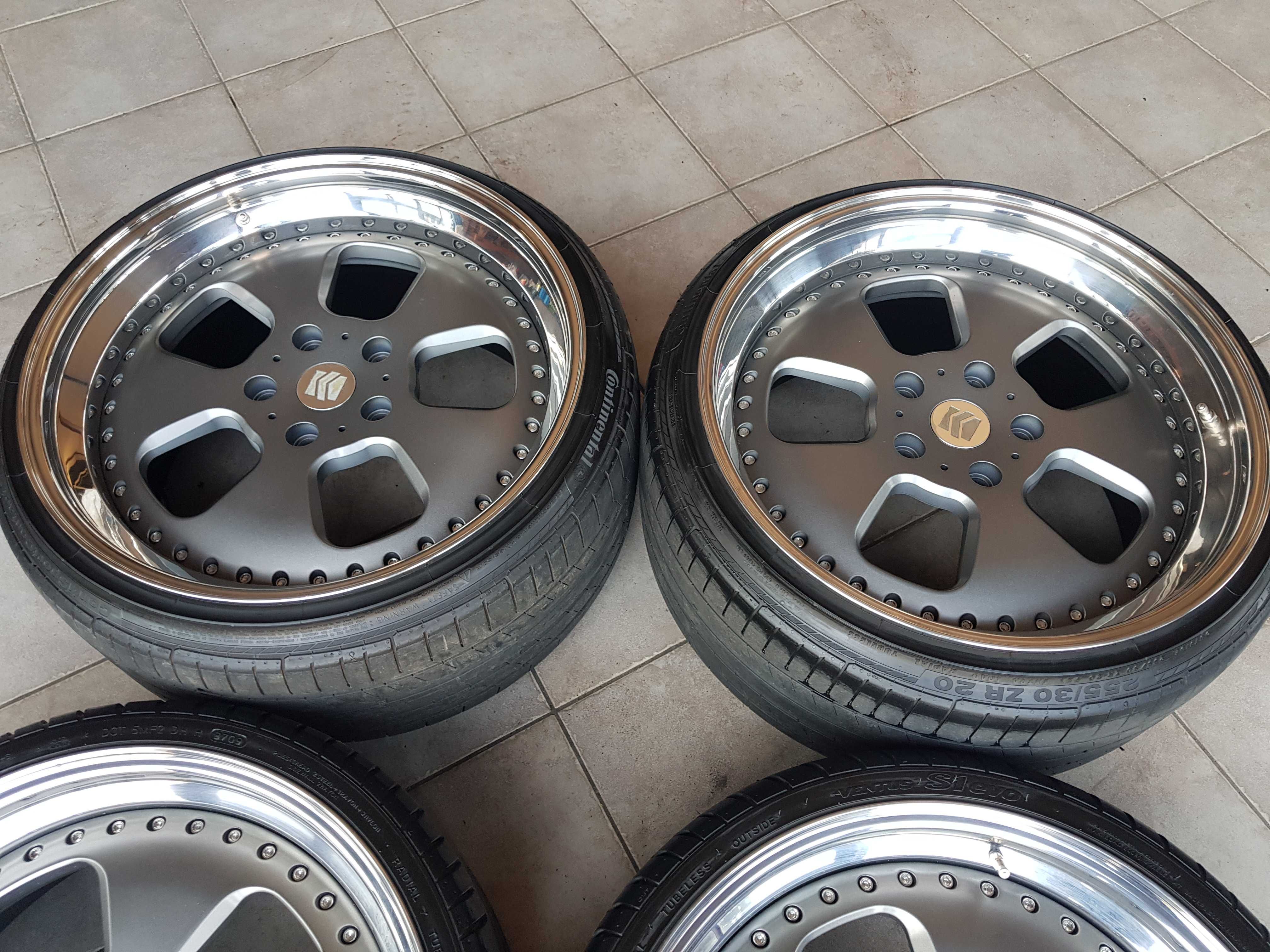 Skręcane 3 częściowe felgi 8x20 11x20 dystan 5x130 5x112 Audi Mercedes