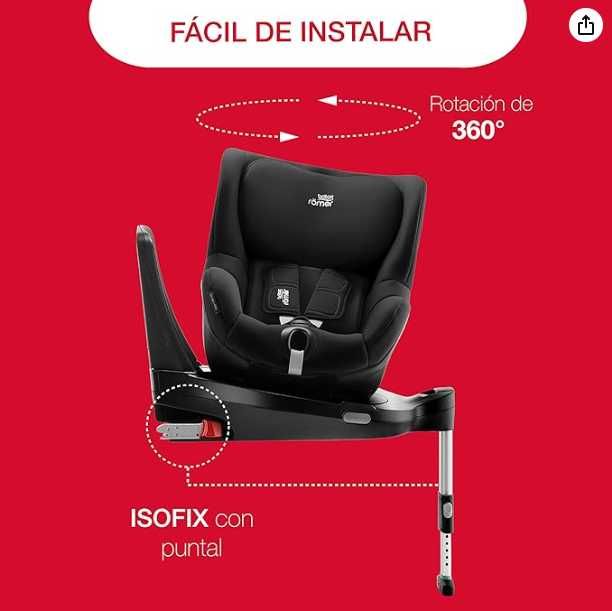 Cadeira de carro BRITAX RÖMER DUALFIX Z-LINE gira 360°